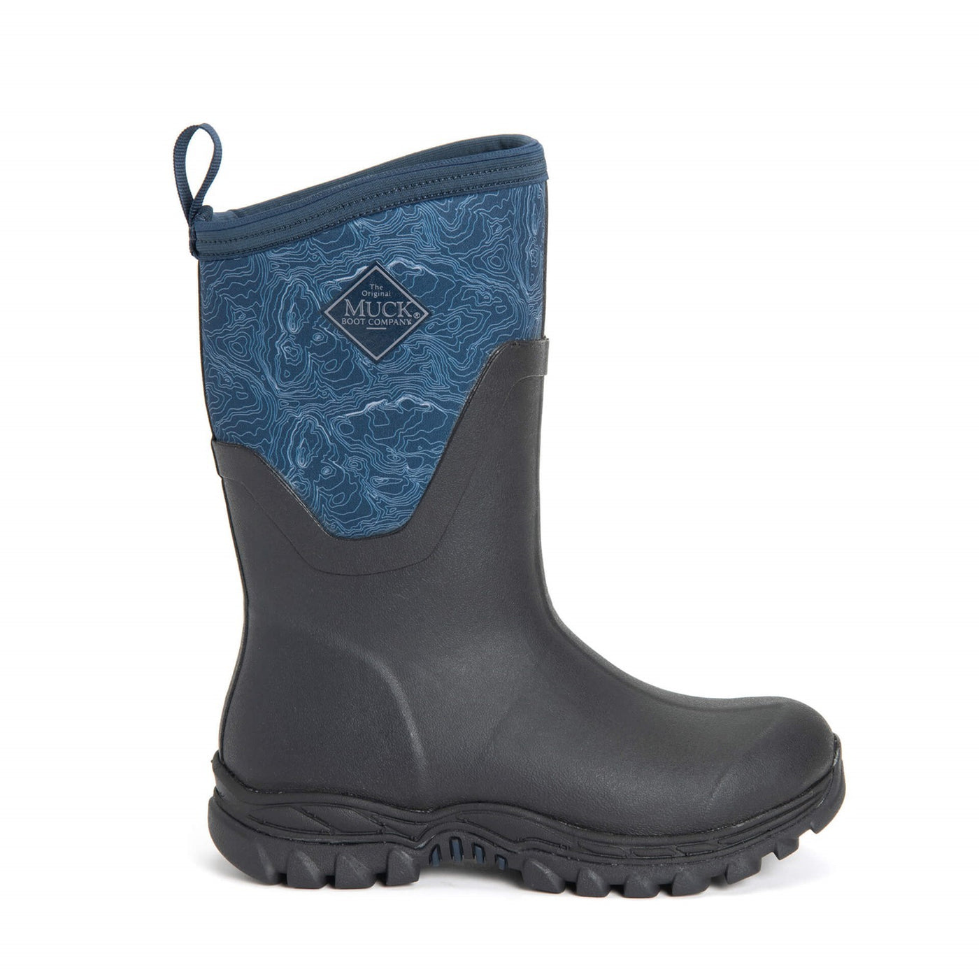 Damen Arctic Sport II Kurzstiefel Marineblau-Topographie
