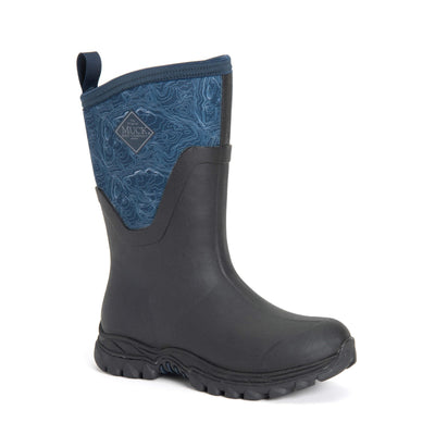 Damen Arctic Sport II Kurzstiefel Marineblau-Topographie