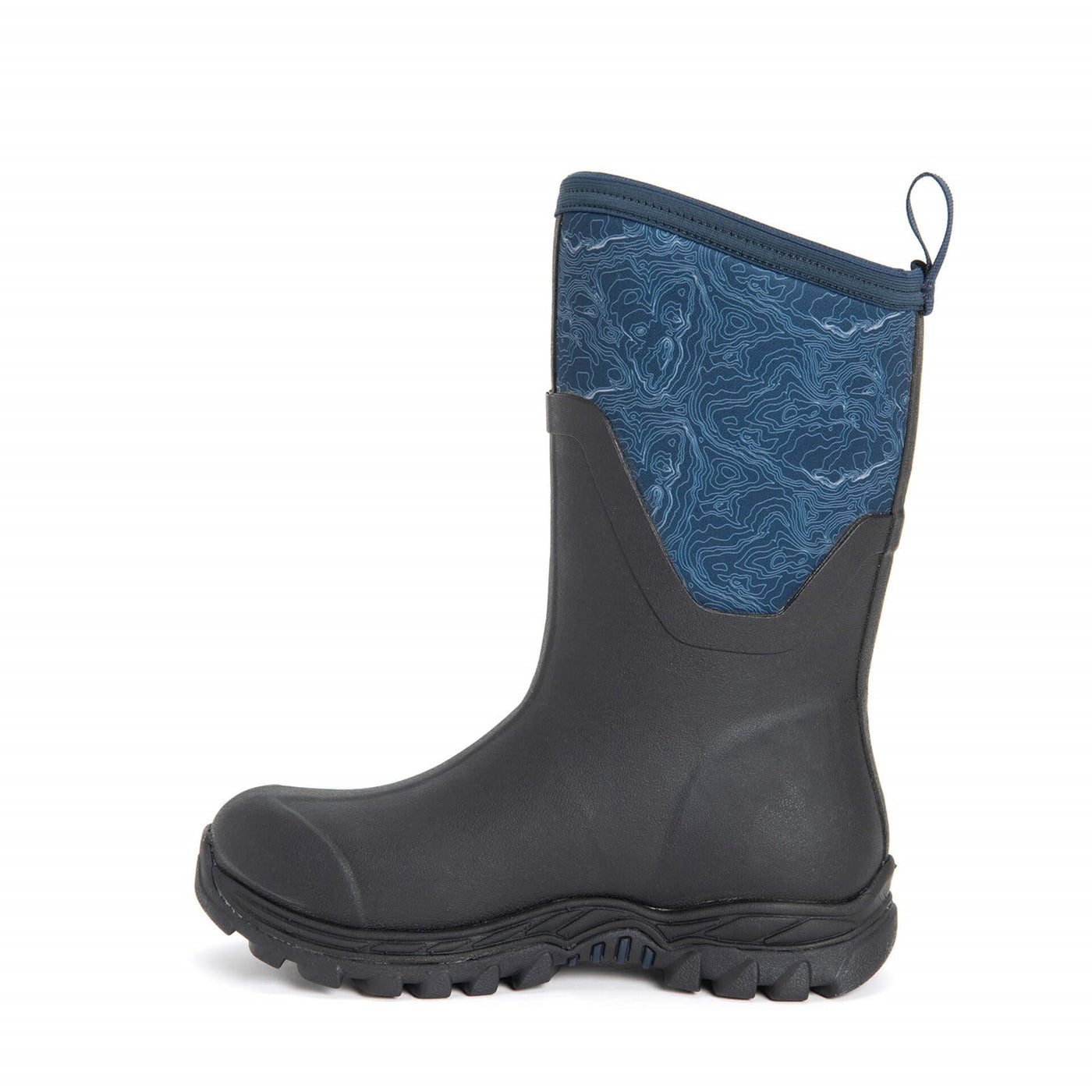 Damen Arctic Sport II Kurzstiefel Marineblau-Topographie
