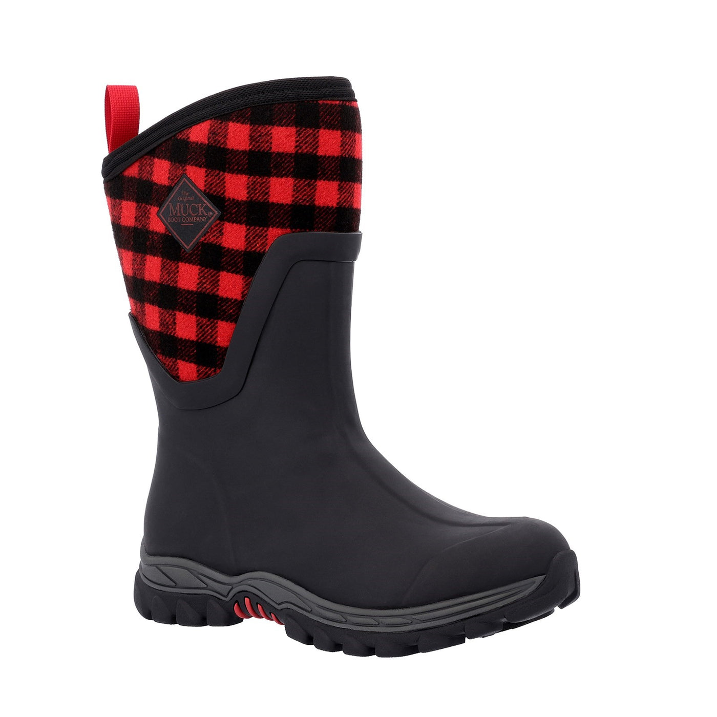 Damen Arctic Sport II Kurzstiefel Schwarz-Bueffel-Karomuster