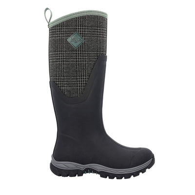 Damen Arctic Sport II Stiefel Schwarz-Karomuster