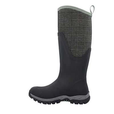 Damen Arctic Sport II Stiefel Schwarz-Karomuster