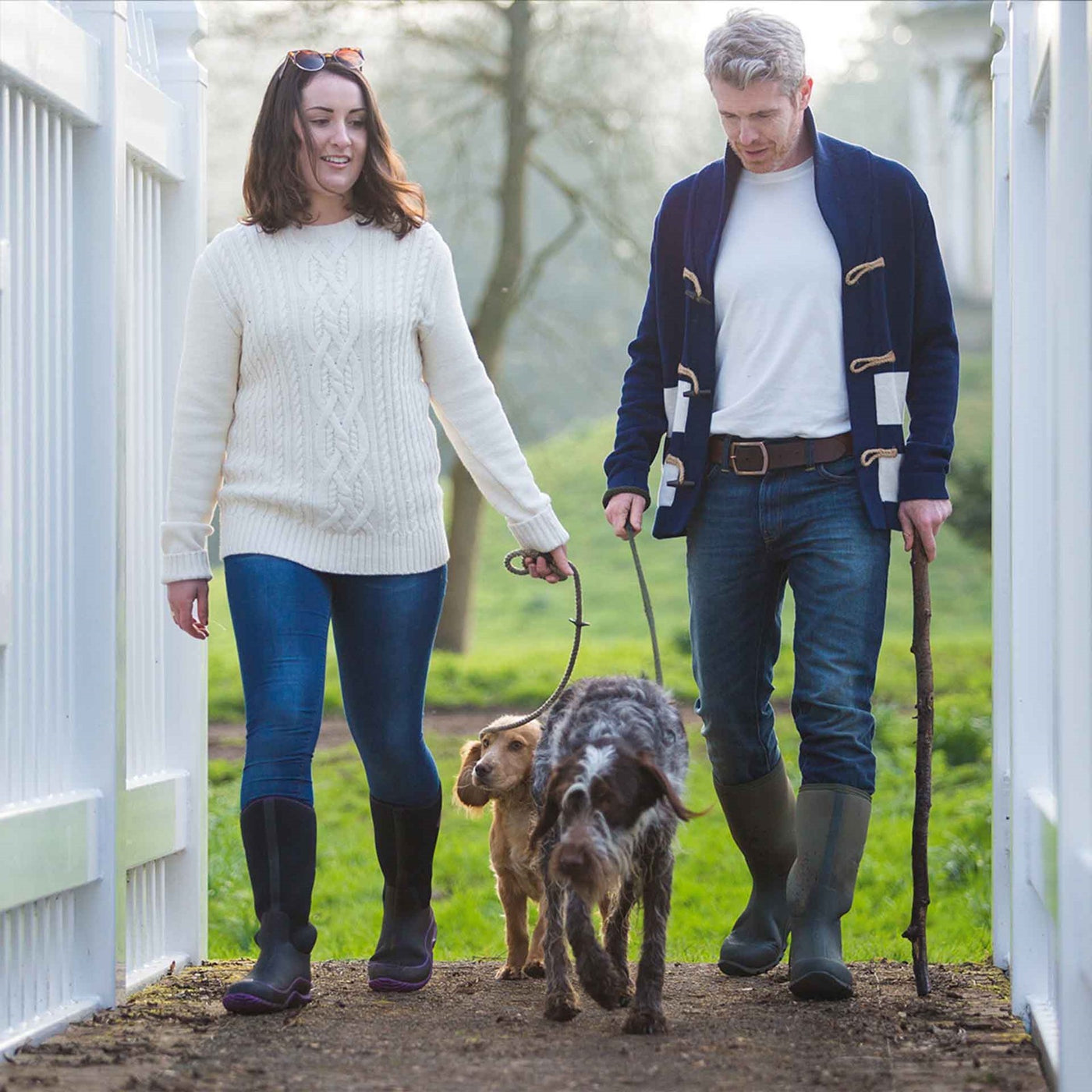 Damen Hale Stiefel Hot-Pink