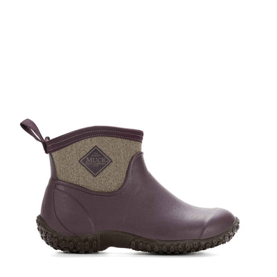Damen RHS Muckster II Ankleboots Weinrot-Fischgraetmuster