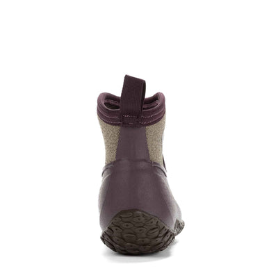 Damen RHS Muckster II Ankleboots Weinrot-Fischgraetmuster