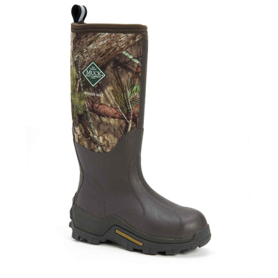 Unisex Woody Max Stiefel Eichenblatt-Druck mit Moosgrün