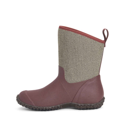 Damen RHS Muckster II Kurzstiefel Rosine-Fischgraetmuster