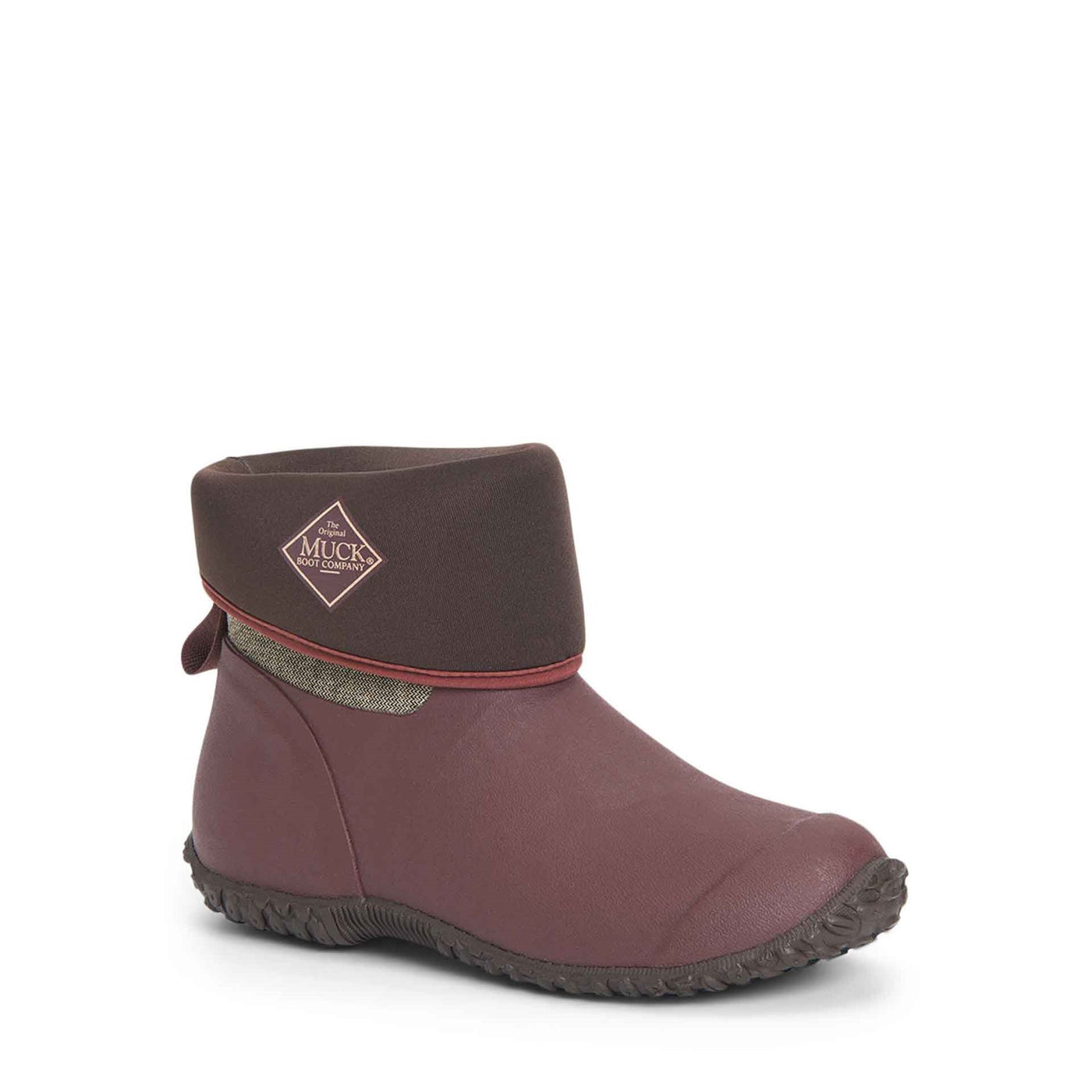 Damen RHS Muckster II Kurzstiefel Rosine-Fischgraetmuster