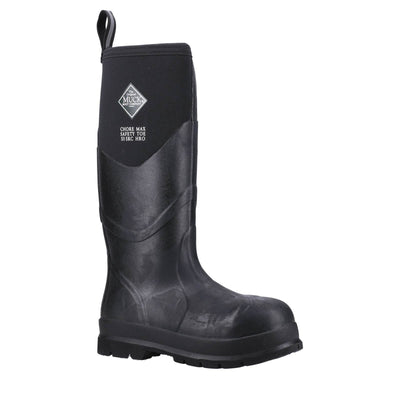 Unisex Chore Max S5 Stiefel mit Zehenbereich aus Stahl Schwarz