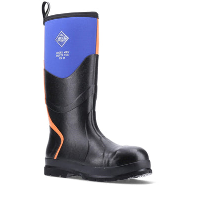 Unisex Chore Max S5 Stiefel mit Zehenbereich aus Stahl Blau-Orange