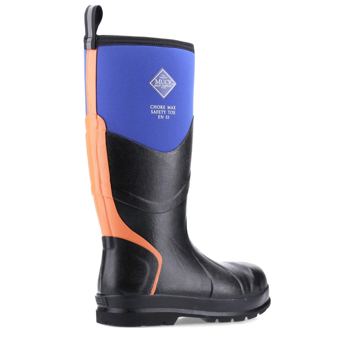 Unisex Chore Max S5 Stiefel mit Zehenbereich aus Stahl Blau-Orange