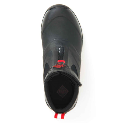 Herren Apex Ankleboots mit Reißverschluss Schwarz-Grau