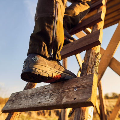Herren Apex Ankleboots mit Reißverschluss Dunkelbraun