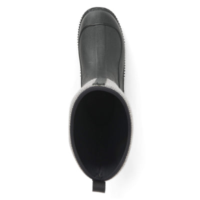 Damen Hale Stiefel Schwarz-Fischgraetmuster