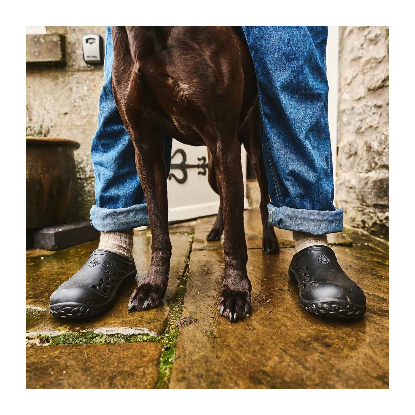 Herren Muckster Lite Clogs Schwarz