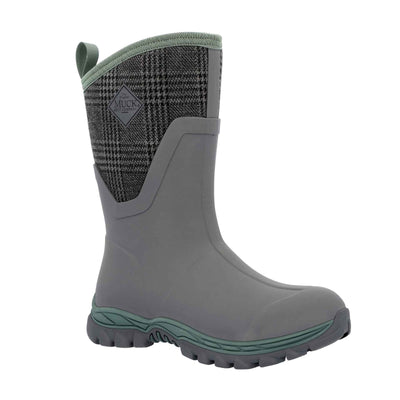 Damen Arctic Sport II Kurzstiefel Grau-Karomuster