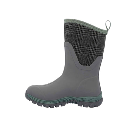 Damen Arctic Sport II Kurzstiefel Grau-Karomuster