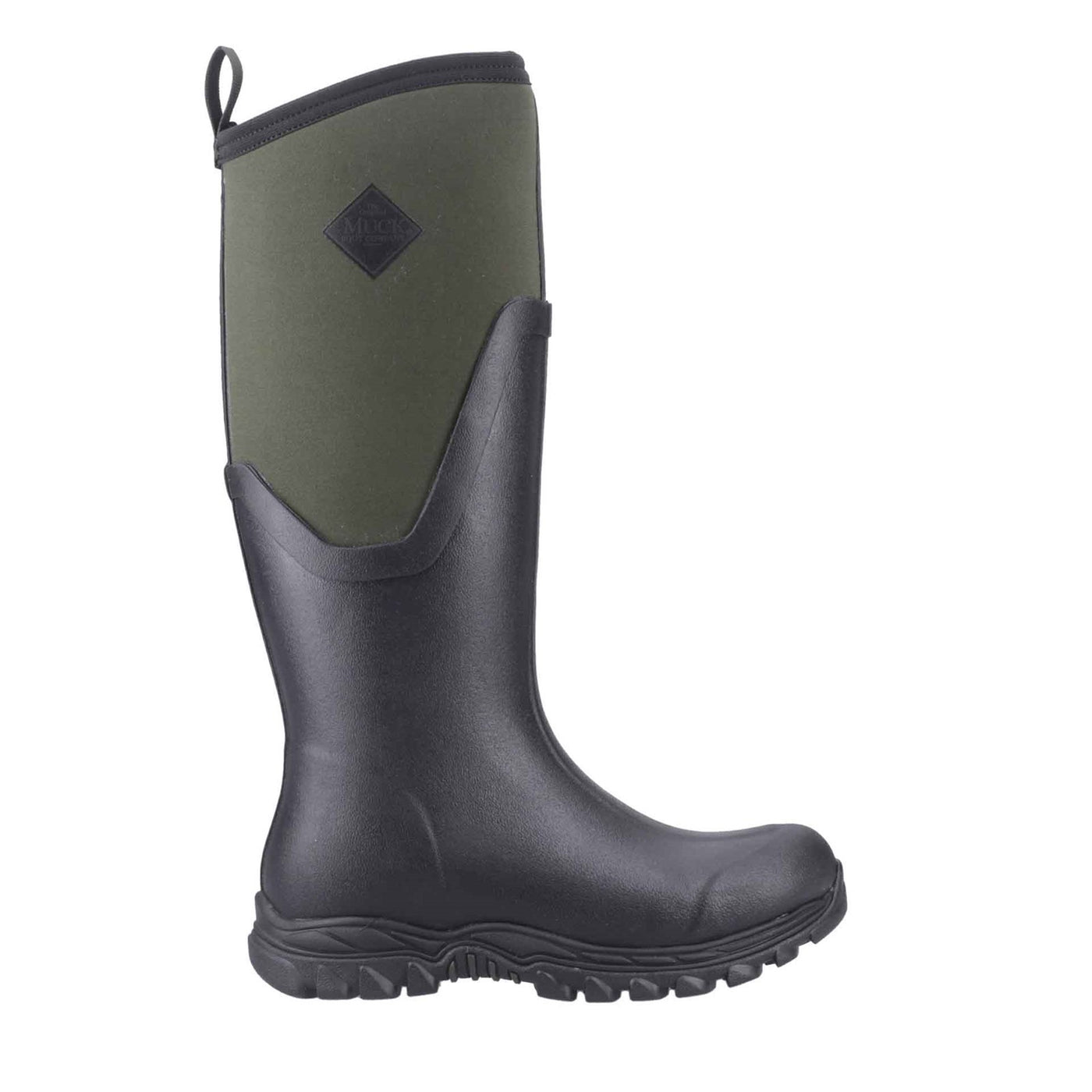 Damen Arctic Sport II Stiefel Schwarz-Moosgruen
