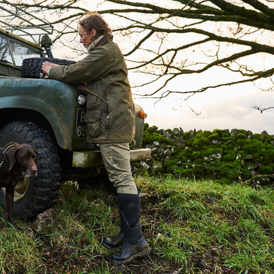 Damen Arctic Sport II Stiefel Schwarz-Moosgruen