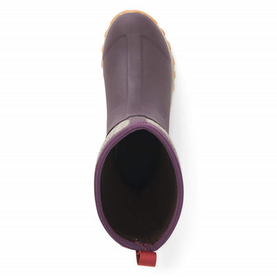 Damen Arctic Sport II Kurzstiefel Weinrot/Fischgrätmuster