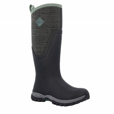 Damen Arctic Sport II Stiefel Schwarz/Karomuster