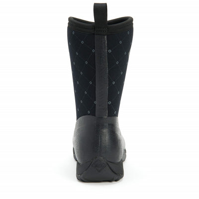 Damen Arctic Weekend Kurzstiefel Schwarz/Rautenmuster