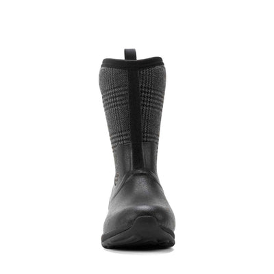 Damen Arctic Weekend Kurzstiefel Schwarz/Karomuster
