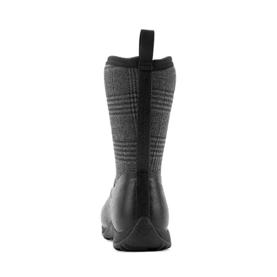 Damen Arctic Weekend Kurzstiefel Schwarz/Karomuster