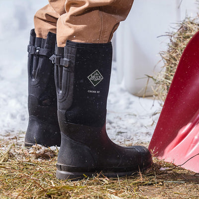 Herren Chore Verstellbare Stiefel Schwarz