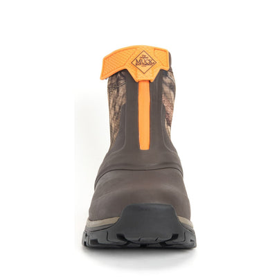 Herren Apex Kurzstiefel mit Reißverschluss Eichenblatt-Druck mit Moosgrün