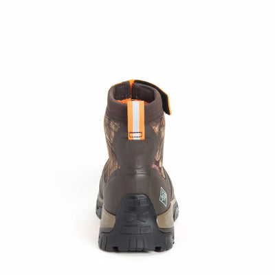 Herren Apex Kurzstiefel mit Reißverschluss Eichenblatt-Druck mit Moosgrün