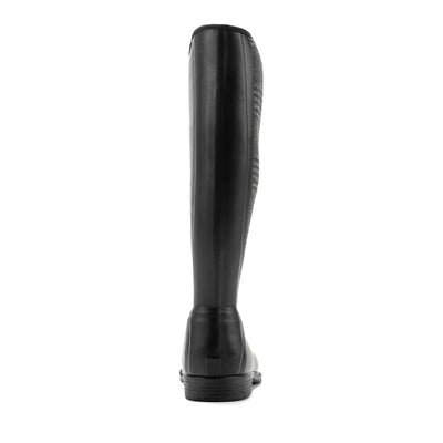 Damen Derby Stiefel Schwarz/Karomuster