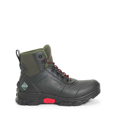 Herren Apex Kurzstiefel mit Schnürung Schwarz