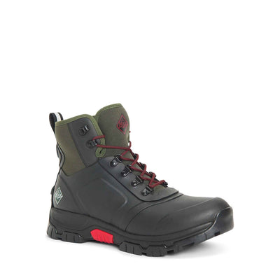 Herren Apex Kurzstiefel mit Schnürung Schwarz