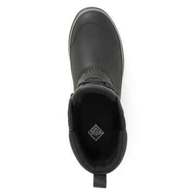 Herren Muck Originals Duck Leder-Kurzstiefel mit Schnürung Schwarz