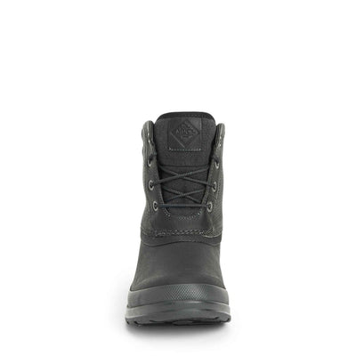 Herren Muck Originals Duck Leder-Kurzstiefel mit Schnürung Schwarz