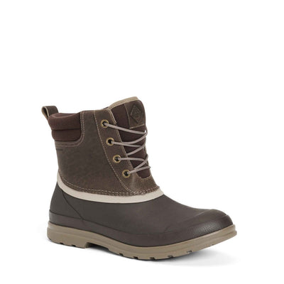 Herren Muck Originals Duck Leder-Kurzstiefel mit Schnürung Taupe