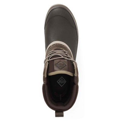 Herren Muck Originals Duck Leder-Kurzstiefel mit Schnürung Taupe