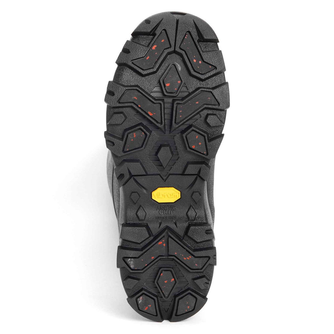 Damen Arctic Ice Vibram AG All Terrain Stiefel Grau mit geometrischem Druck