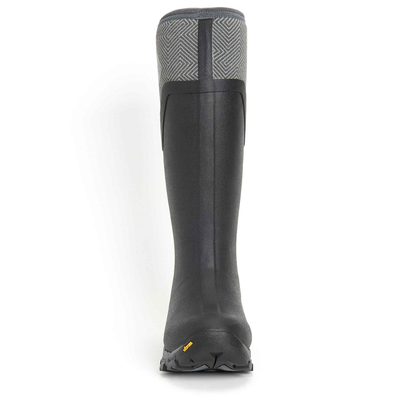 Damen Arctic Ice Vibram AG All Terrain Stiefel Grau mit geometrischem Druck
