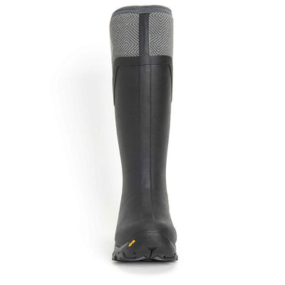 Damen Arctic Ice Vibram AG All Terrain Stiefel Grau mit geometrischem Druck