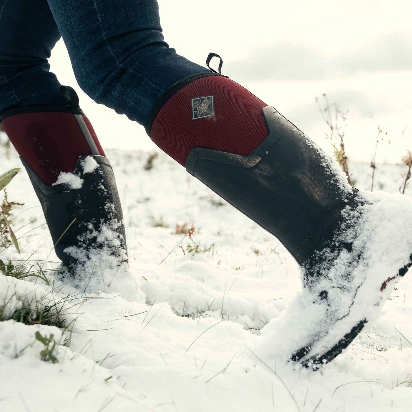 Damen Arctic Ice Vibram AG All Terrain Stiefel Windsor-Weinrot