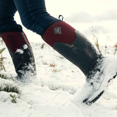 Damen Arctic Ice Vibram AG All Terrain Stiefel Windsor-Weinrot