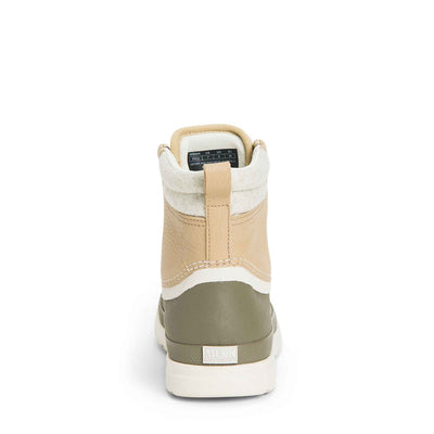 Damen Muck Originals Duck Leder-Kurzstiefel mit Schnürung Taupe