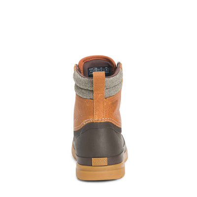 Damen Muck Originals Duck Leder-Kurzstiefel mit Schnürung Hellbraun