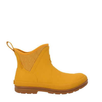 Damen Muck Originals Ankleboots mit Anziehlasche Gelb/Pünktchenmuster