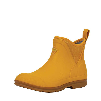 Damen Muck Originals Ankleboots mit Anziehlasche Gelb/Pünktchenmuster