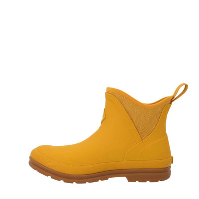 Damen Muck Originals Ankleboots mit Anziehlasche Gelb/Pünktchenmuster