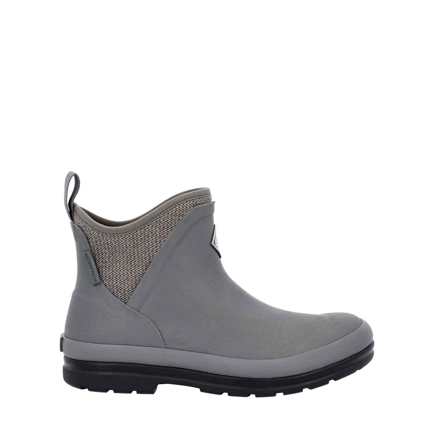 Damen Muck Originals Ankleboots mit Anziehlasche Grau/Karomuster
