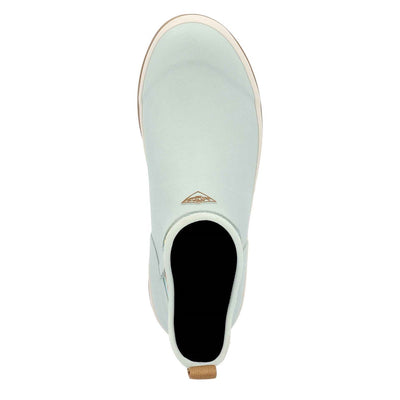 Damen Muck Originals Ankleboots mit Anziehlasche Blau/Blumen-Patchworkmuster